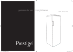 Upright freezer guidelines for use