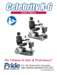 Celebrity X-6 - Pride Mobility Products