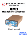 Headphone Amplifier - Practical Devices Corporation