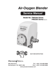 Air-Oxygen Blender Service Manual