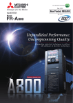 FR-A800 New Product RELEASE