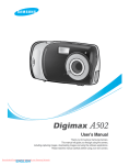 Samsung Digimax A502 User`s Manual