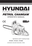 Chainsaw Manual