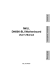 IWILL DN800-SLI Motherboard User`s Manual