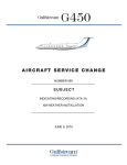 AIRCRAFT SERVICE CHANGE