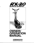 RX-20 Manual c.1987 - Owners Manual