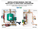 INSTALLATION MANUAL FOR THE HSPS120LT - hydro