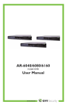 AR-6040/6080/6160 User Manual