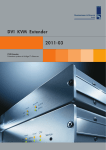 DVI KVM Extender- 2011-03 Guntermann & Drunck GmbH