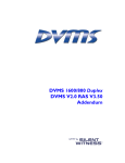 DVMS 1600/800 Duplex DVMS V2.0 RAS V3.50 Addendum