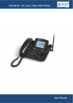 User Manual GTECH104 - 3G, Voice, Video, WIFI Phone