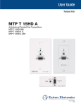 MTP T 15HD A Architectural Twisted Pair
