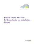 BlackDiamond X8 Series Switches Hardware