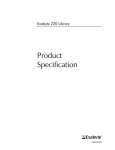 Exabyte 220 Library Product Specification