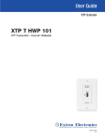 Extron XTP T HWP 101 User Guide