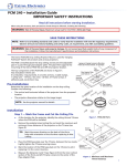 Extron PCM 240 Installation Guide, Rev D