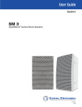 SM 3 User Guide - Extron Electronics