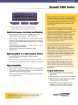 Summit X480 Series Fixed Configuration Switches Data Sheet