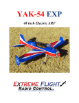 YAK-54 EXP - Extreme Flight RC