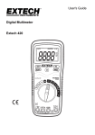 User`s Guide Digital Multimeter Extech 420