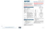 AMX HPX-1600-NA-SL Installation Guide