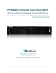NVR8008X Enterprise Rack Mount NVR
