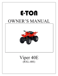 OWNER`S MANUAL Viper 40E