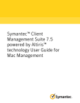 Symantec™ Client Management Suite 7.5 powered by Altiris