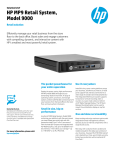 HP MP9 Retail System, Model 9000