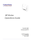 SIP Strobe Operations Guide
