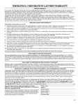 whirlpool corporation laundry warranty