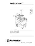 Reel Cleaner Operator Manual