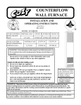 COUNTERFLOW WALL FURNACE - Pdfstream.manualsonline.com