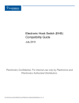 Electronic Hook Switch (EHS) Compatibility Guide