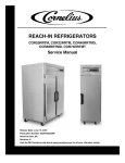 Reach-In Refrigerators Service Manual