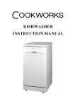 DISHWASHER INSTRUCTION MANUAL