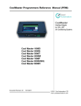 CoolMaster Programmers Reference Manual