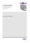 CONVOTHERM ENG User manual