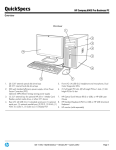 HP Compaq 6005 Pro Business PC Quick Specs