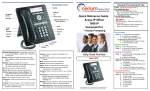 Quick Reference Guide Avaya IP Office 1608 IP Voicemail Pro Help