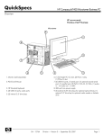 HP Compaq dx7400 Microtower Business PC - BI