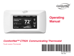 69-2687EFS-03 - ComfortNet™ CTK04 Communicating Thermostat