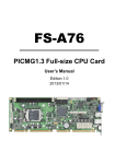 FS-A76 - Industrial Computers, Inc.