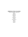SIMPLEX UNICAN LOCKS - Sandy Utah Locksmith