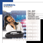 DX-80TM - clear telecommunications