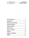 AMPLIFIER 10.5 OPERATION MANUAL ADDRESS 9 4 1 2 3 13 16