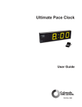 Ultimate Pace Clock - Colorado Time Systems