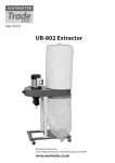 UB-802 Extractor - Axminster Power Tool Centre