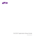 EUCON Application Setup