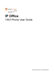 1403 Phone User Guide